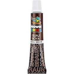 Nova Color Guaj Boya Tüp Kahve - Nova Color
