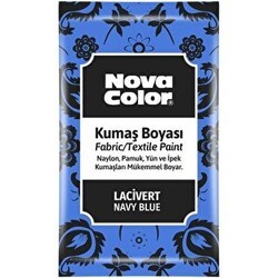 Nova Color Kumaş Boyası Toz Lacivert 12Gr - Nova Color