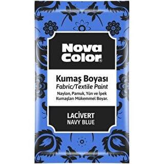 Nova Color Kumaş Boyası Toz Lacivert 12Gr - 1