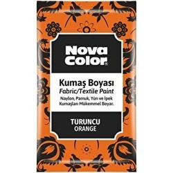 Nova Color Kumaş Boyası Toz Turuncu 12Gr - Nova Color