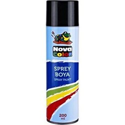 Nova Color Sprey Boya Siyah 200 Ml - Nova Color