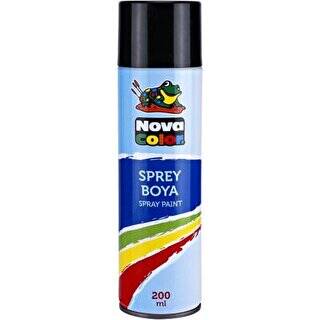 Nova Color Sprey Boya Siyah 200 Ml - 1