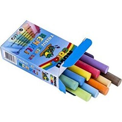 Nova Color Tozsuz Tebeşir Renkli 10Lu - Nova Color