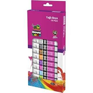 Nova Color Yağlı Boya Tüp 12Ml 12Li - 1