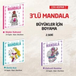 NTT - 3 lü Mandala Boyama Seti 2. Seri - Note The Time