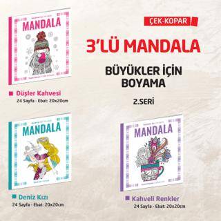 NTT - 3 lü Mandala Boyama Seti 2. Seri - 1