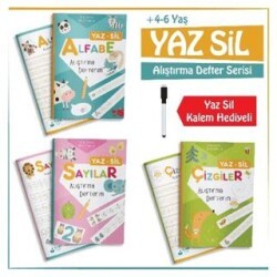 NTT - 3 lü Yaz Sil Alıştırma Defteri Seti - Note The Time