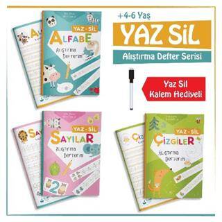 NTT - 3 lü Yaz Sil Alıştırma Defteri Seti - 1