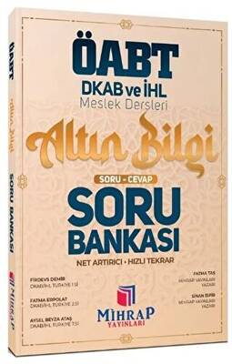 Mihrap Yayınları ÖABT Din Kültürü ve Ahlak Bilgisi Altın Bilgi Soru Cevap Hızlı Tekrar Soru Bankası Mihrap Yayınlar - 1