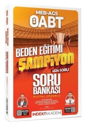 ÖABT MEB-AGS Beden Eğitimi Şampiyon Soru Bankası Çözümlü - İndeks Akademi Yayıncılık