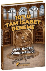 ÖABT MEB-AGS Okul Öncesi Öğretmenliği Tam İsabet 10 Deneme - Özdil Akademi Yayınları
