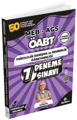 ÖABT MEB-AGS Psikolojik Danışma ve Rehberlik Öğretmenliği 7 Deneme Fasikül Çözümlü - 1