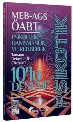 ÖABT MEB-AGS Psikolojik Danışmanlık ve Rehberlik Psikotik 10 Deneme Çözümlü - 1