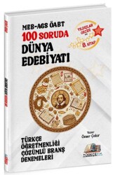 ÖABT MEB-AGS Türkçe Öğretmenliği 100 Soruda Dünya Edebiyatı Deneme Çözümlü Yıldızlar Geçidi 8. Kitap - Özdil Akademi Yayınları