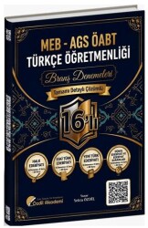 ÖABT MEB-AGS Türkçe Öğretmenliği 16`lı Branş Deneme Çözümlü - Özdil Akademi Yayınları