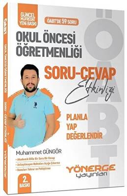 Yönerge Yayınları ÖABT Okul Öncesi Öğretmenliği Soru Cevap Etkinliği - 1