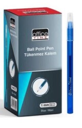 Offıce Tıme Tükenmez Kalem Mavi - 50Li Kutu - Globox