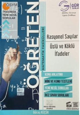 Gür Yayınları Öğreten Matematik Fasikülleri - Rasyonel Sayılar, Üslü ve Köklü Sayılar Konu Anlatımlı - 1