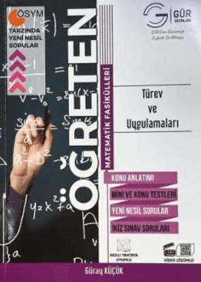 Öğreten Türev ve Uygulamaları - 1