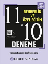 Öğreti Akademi 11X10 Rehberlik Ve Özel Eğitim Deneme - Öğreti Akademi