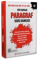 Öğreti Akademi Kim Korkar Paragraf Soru Bankası AGS KPSS ALES DGS TYT AYT MSÜ - 1