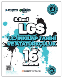 Öğreti Akademi LGS 8. Sınıf T.C. İnkilap Tarihi ve Atatürkçülük Sarmal 16 Deneme - 1