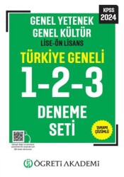 Öğreti Akademi Öğreti Akademi 2024 KPSS Genel Yetenek Genel Kültür Lise-Ön Lisans Tamamı Çözümlü Türkiye Geneli 1-2-3 3`lü Deneme Seti - 1