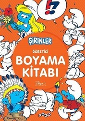 Öğretici Boyama Kitabı - Şirinler - Pogo Çocuk