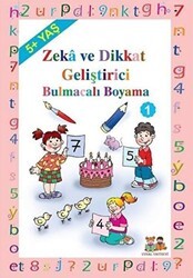 Okul Öncesi Çocuklar İçin Zeka Geliştirici Bulmacalı Boyama 1 5+ Yaş - Uysal Yayınevi
