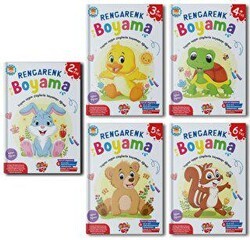 Okul Öncesi Rengarenk Boyama Seti - 5 Kitap Takım - Boyama Zamanı