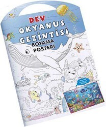 Okyanus Gezintisi Dev Boyama Posteri - 0-6 Yaş Yayınları