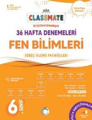 Okyanus Yayınları 6. Sınıf Classmate 36 Hafta Denemeleri Fen Bilimleri - 1
