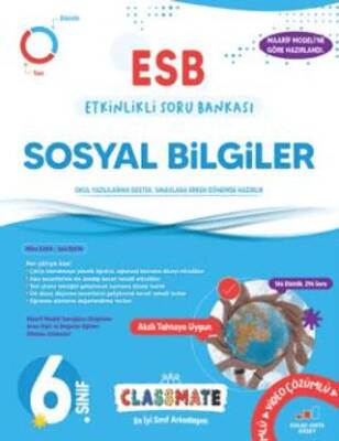 Okyanus Yayınları 6. Sınıf Classmate Sosyal Bilgiler Etkinlikli Soru Bankası - 1
