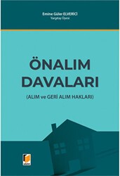 Önalım Davaları - Adalet Yayınevi