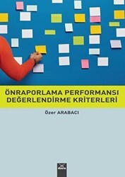 Önraporlama Performansı Değerlendirme Kriterleri - Dora Basım Yayın
