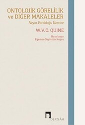 Ontolojik Görelilik ve Diğer Makaleler - Dergah Yayınları