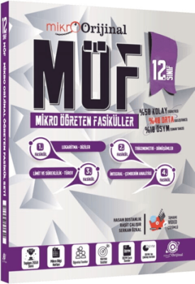 Orijinal Yayınları 12. Sınıf Matematik MÖF Mikro Öğreten Fasiküller - 1