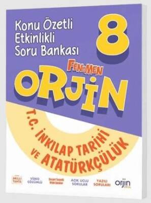 Orjin 8. Sınıf T.C İnkılap Tarihi ve Atatürkçülük Defteri - 1