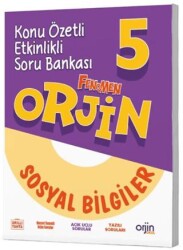 5. Sınıf Sosyal Bilgiler Soru Bankası - Orjin Yayınları