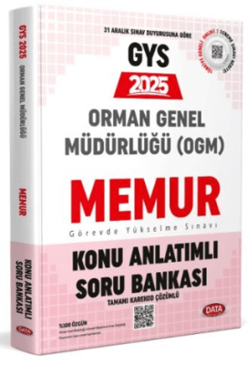 Orman Genel Müdürlüğü Memur GYS Konu Anlatımlı Soru Bankası - 1