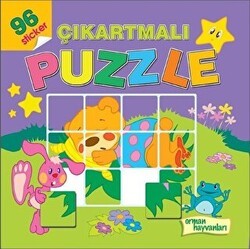 Orman Hayvanları - Çıkartmalı Puzzle - Koloni Çocuk