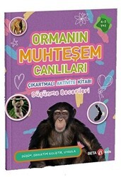 Ormanın Muhteşem Canlıları - Çıkartmalı Aktivite Kitabı - Beta Kids
