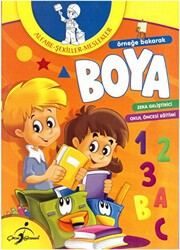 Örneğe Bakarak Boya Alfabe - Şekiller - Meslekler - Çocuk Gezegeni