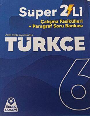 Örnek Akademi 6. Sınıf 2`li Türkçe Çalışma Fasikülleri + Paragraf Soru Bankası - 1