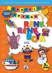 Örnekli Boyama - Renk Renk Boya 3+ Yaş - Misket Kitap