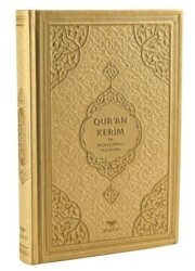 Orta Boy Medine Hatlı Flemenkçe Tepe Varaklı Termo Deri Kuran-ı Kerim Meali Gold 13674 - Furkan Neşriyat