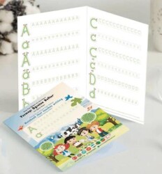 Orta Türk Alfabesi İçin Hazırlanmış Yazmayı Öğreten Defter - Dionysos Yayın Group