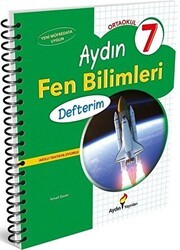 Aydın Yayınları Ortaokul 7 Aydın Fen Bilimleri Defterim - Aydın Yayınları