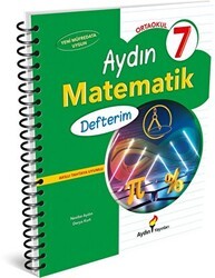Aydın Yayınları Ortaokul 7 Aydın Matematik Defterim - Aydın Yayınları