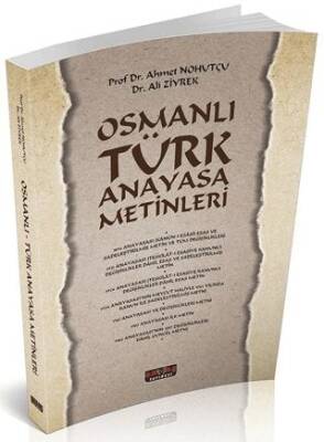 Osmanlı Türk Anayasa Metinleri - 1